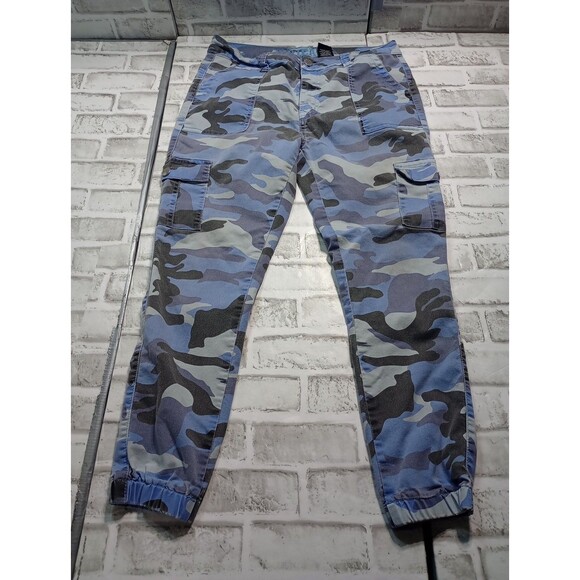 VIP jeans blue camo Juniors size 15/32 Cargo Pockets Jogger - Picture 4 of 13